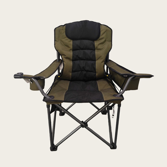 Luxury Camping Chair with Wine Glass Holder